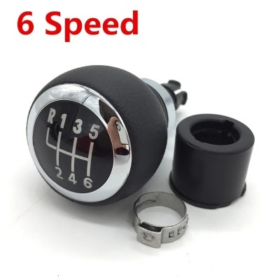 Manete Velocidades Com Vover Sintetico para Volkswagen VW Passat B6 2005-2011, Acessórios de Carro, M, 5/ 6 Velocidades