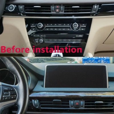 Painel de Controle AC BMW X5 F15 X6 F16 2014-2019 Digital Climate Control Board LCD Touch Screen Display Plug and Play