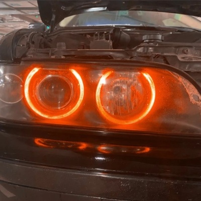 LED Angel Eyes  BMW E87, E39, M5, E60, E61, E63, E64, M6, E65, E66, E83, X3, E53, x5, 2000-2008, 20W