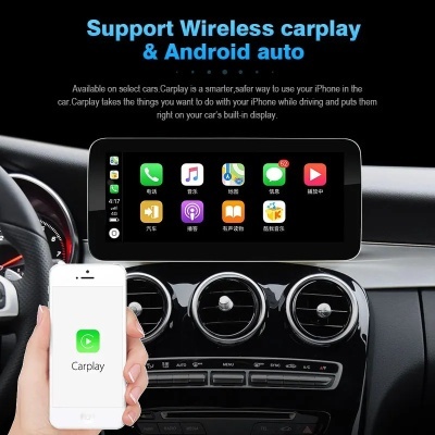 Radio  Mercedes benz a classe w176 gla/cla x156 c117 tela 10 Polgadas   multimídia ntg 4.5 5.0 NOVO MODELO 2024