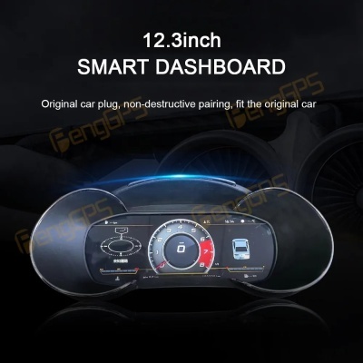 Quadrande Digital Audi A3 S3 2014-2020 Qualidade!