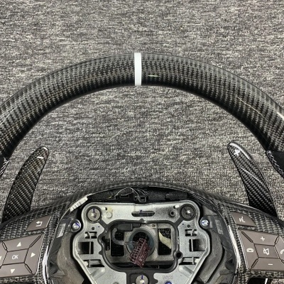 Volante  Mercedes classe G, G65, G63, AMG W463, ML63, GL550, GL63, W166 Em  Fibra  Carbono