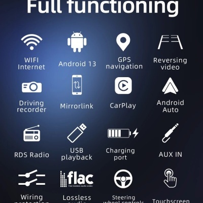 Radio Android 7in Ecra Rebativel Car Play Android 13 OFERTA Camera 1080p! Radio Android 7in Ecra Rebativel Car Play Android 13 OFERTA Camera 1080p!