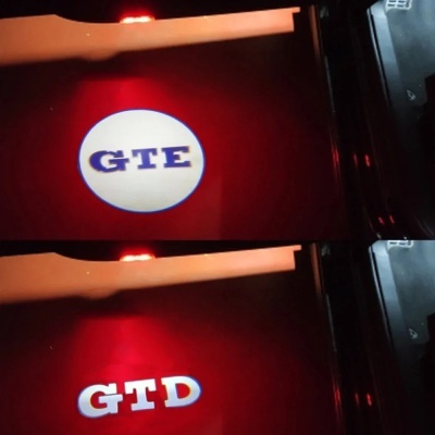 Iluminação Porta  Boas Vindas Portas   VW Golf 5, 6, 7, GTI, GTD, GTE, Tiguan, Arteon, BORA, Passat, EOS, Touareg