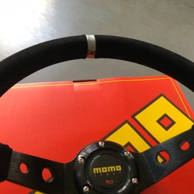 Volante para Carro em Couro de camurça Racing , Universal, Deep Dish, Suzuki, JDM, Volantes para VW, Honda, Toyota, BMW, etc 350mm Volante para Carro em Couro de camurça Racing , Universal, Deep Dish, Suzuki, JDM, Volantes para VW, Honda, Toyota, BMW, etc 350mm