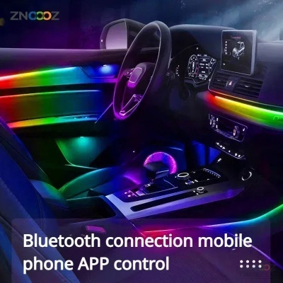 Luz Ambiente BMW   E90 E91  E60 E61  E36 E30  E70  E39  E92 E93 2003-2009  Controlo Por APP Andoid ou IOS  Novidade