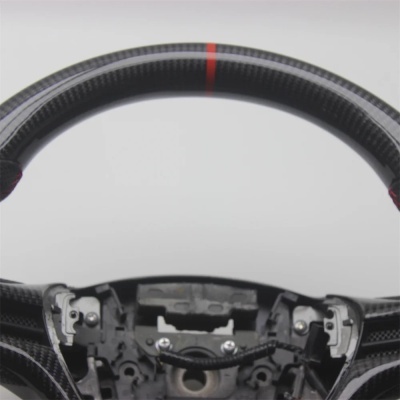 Volante  Honda Civic 8th gen 2006-2011 Fibra de Carbono com Couro