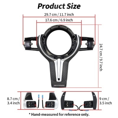 Patilhas BMW Serie 1 2 3 4 5 Kit Completo  M Performance  Acabamento Carbono  NOVIDADE