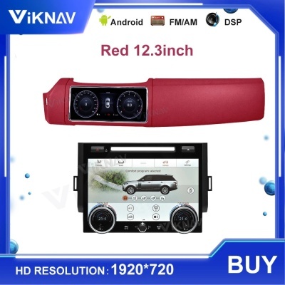Radio + Controlo A/C   Range Rover Sport L494 2013-2020, IPS Touch Screen, Unidade de cabeça, Android 12.0, Auto Stereo Player, Atualização, 128GB