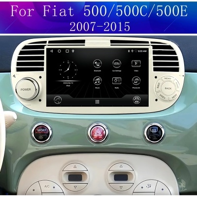 Radio Fiat 500 500c 500e abarth 2007-2019 Multimídia Navegação GPS Sem Fio Carplay RDS WIFI 4G QLED Radio Fiat 500 500c 500e abarth 2007-2019 Multimídia Navegação GPS Sem Fio Carplay RDS WIFI 4G QLED
