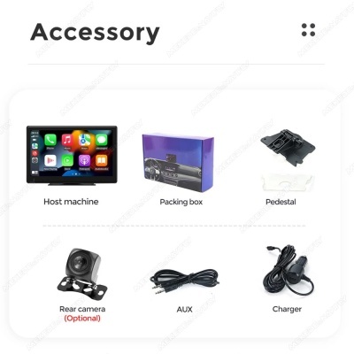 Carplay PD5D  11polgadas sem fio, andróide, Auto MP5 Player, multimídia, gravador de vídeo WiFi, FM, AUX, OFERTA  Câmera 1080P