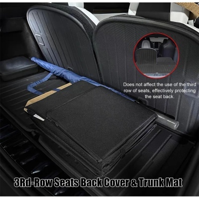 Tapetes impermeáveis Tesla Model X, 5, 6, 7 lugares, 2024, 2023-2016