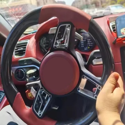 Volante Carbono Porsche Macan 2014-2020 Panamera 2017-2020 Cayenne 2015-2020 Cayman 2016-2019