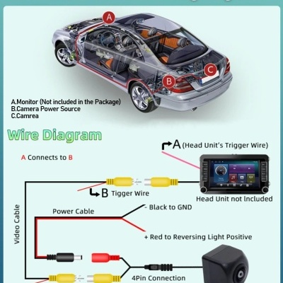 Camera Traseira Audi Q7 A6 C6 4F S6 RS6 4L 2005 a 2015 Camera Traseira Audi Q7 A6 C6 4F S6 RS6 4L 2005 a 2015