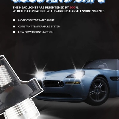 Led Angel bmw e90 e91 3 series 320 325i 328i 335i 2004-2008 20W QUALIDADE!