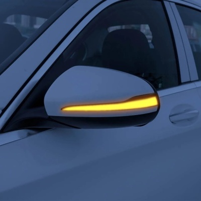 LED Dinâmico   Espelho Retrovisor Sequencial Mercedes Benz,C, E, S, GLC, W205, X253, W213, W222, Classe V, W447