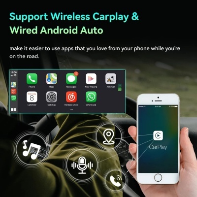 Radio BMW Série 5, F10, F11  CIC, NBT,  12.3 Polegada, 8Core IPS, 1920x720, Novidade 2024 TOPO