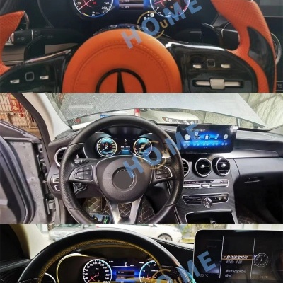 Quadrante Mercedes Benz Classe C, W204, W205, 2011-2018 Velocímetro Painel Digital Painel, Instrumento Virtual Cluster, Cockpit