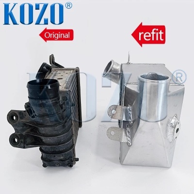 Intercooler de alumínio para Audi A3, Seat Leon Toledo MK2, Skoda Octavia 1.8T, 96-05