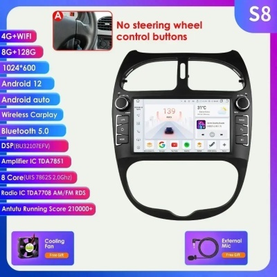 Radio  Peugeot 206, 206CC, 206SW, 2000-2008 Topo de Gama! 2024 Radio  Peugeot 206, 206CC, 206SW, 2000-2008 Topo de Gama! 2024