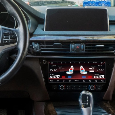 Painel de Controle AC BMW X5 F15 X6 F16 2014-2019 Digital Climate Control Board LCD Touch Screen Display Plug and Play