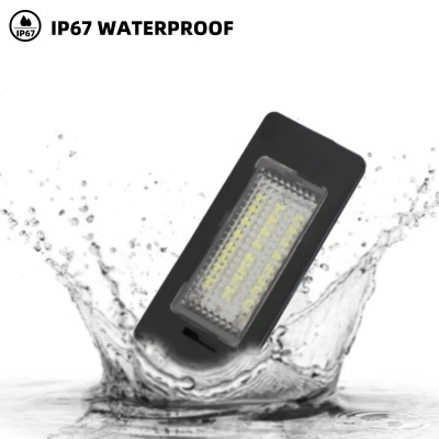 Luz de Matrucula VW Com Anulador Erros Skoda, Seat Leon, Ibiza, VW Golf 4, 5, 6, 7, MK4, MK7, Passat CC, Polo, Scirocco, 2008-2013