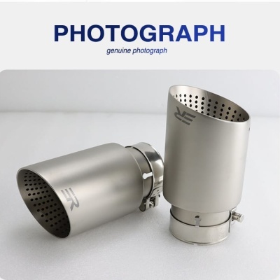 Ponteira Universal MATE Inox Escovado Saida 89mm 101mm ou 114mm!