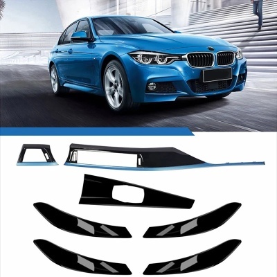 Guarnição BMW 3 4 3GT, F30 F31 F32 F34 F36 , Kit Portas e Consola Central 7 pcs Guarnição BMW 3 4 3GT, F30 F31 F32 F34 F36 , Kit Portas e Consola Central 7 pcs
