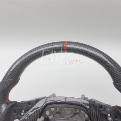 Volante Honda Accord 2018-2022, 10TH Fibra de Carbono com Couro