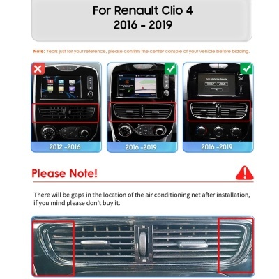 Radio Renault Clio 4 2016-2019  Tela Inteligente, 2Din, GPS Navi, Carplay, Auto 4G RDS, 7862 NOVIDADE NOVO 2024!!