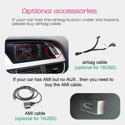 Radio Audi A4 B8 2013-2016, 8,8 ",  4G, Bluetooth, Wi-Fi, Google Play, Navegação GPS