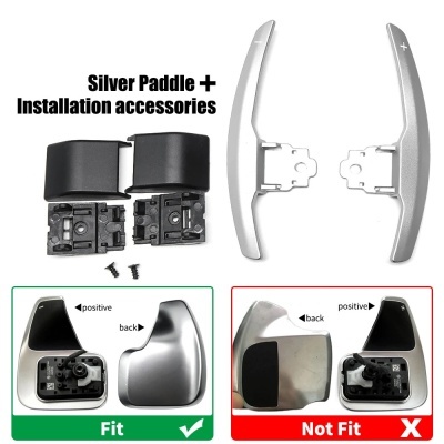 Extensão de  Patilhas Volante BMW M3, M4, M5, F10, F20, F30, F80, F48, F45, F02, i01, i12 , Paddle Shifter