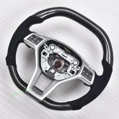 Volante Mercedes-benz cla 2013 cla250 2014 cla260 de Fibra de Carbono/Alcantra