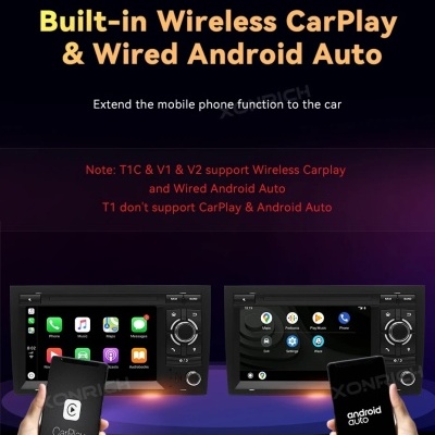 Radio Audi A4 B8 B6 B7 S4 B7 B6 RS4 B7 SEAT Exeo 7   Android 12 Carplay Sem Fio 8G 128G   Ultimo Modelo.