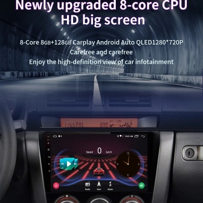 Radio Mazda 3 2004-2013  Ecra QLED Ultimo Modelo