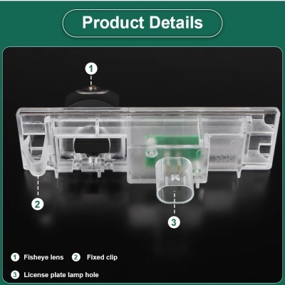 Camera BMW serie 6 1 série f20 f21 m6 e63 e64 f06 mini cooper r55 clubman170 ° 1920x1080p hd ahd câmera de visão traseira