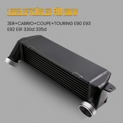 Intercooler do turbocompressor para BMW 3er, E90, E93, E92, E91, 330d, 335d, xDrive, 520*180*145mm