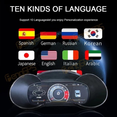 Quadrande Digital Audi A3 S3 2014-2020 Qualidade!