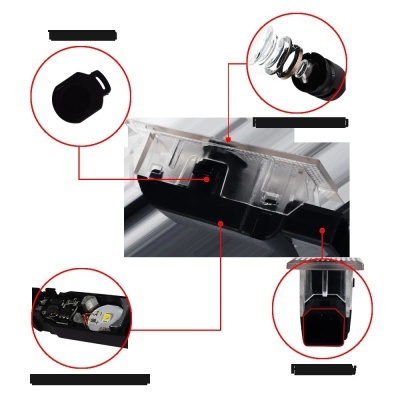 Iluminação Porta  Boas Vindas Portas FIAT 500X 500L