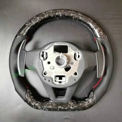 Volante  VW Golf 8 R-Line GTI Volkswagen , 100% Fibra De Carbono Real