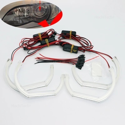 Angel Eyes Farol LED, estilo DTM, anéis de halo para BMW E46 M3 Coupe  1999-2006