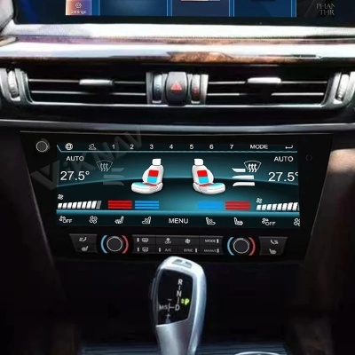 Painel de Controle AC BMW X5 F15 X6 F16 2014-2019 Digital Climate Control Board LCD Touch Screen Display Plug and Play