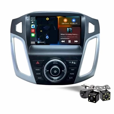 Radio Ford Focus 3 2011-2019 Multimídia Navegação GPS Sem Fio Carplay RDS WIFI 4G QLED