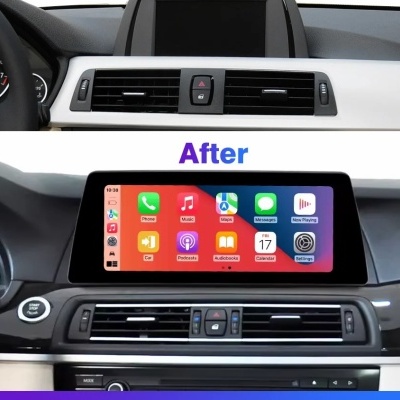 Radio BMW Série 3 4 f30 f31 f32 f34 2012-2020 Navegação GPS Sem Fio Carplay RDS WIFI 4G QLED