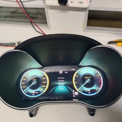 Quadrante Mercedes-Benz GLC W253 2015-2018 Painel Digital LCD para , Cluster do Instrumento, Cockpit, Velocímetro