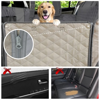 Transportador Forra de segurança para Cães  Traseiro  Dog Car Seat Cover, impermeável