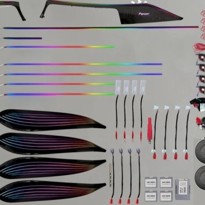 Luz Ambiente BMW Série 3, 3GT, F30  App Control, 256 RGB, dinâmico