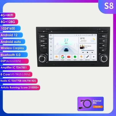 Radio AUDI A4, B6, B7, S4, RS4, Seat Exeo Modelo 2024