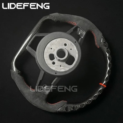 Volante Audi TT, R8, TTRS, TTS, MK2, MK3, 8P, 2016-2023 Fibra de Carbono