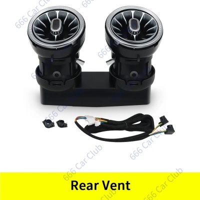 Grelhas Ventilação RGB Mercedes W205, W213, W222, W117, W176, X156, W206, W167 Cob Controlo Por APP Andoid ou IOS NOVIDADE!!